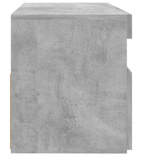 TV-Schrank mit LED-Leuchten Betongrau 60x35x40 cm