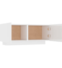 TV-Schrank Hochglanz-Weiß 100x35x40 cm Holzwerkstoff