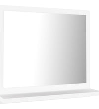 Badspiegel Weiß 40x10,5x37 cm Holzwerkstoff