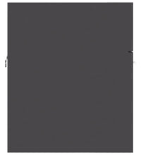 Waschbeckenunterschrank Grau 41x38,5x46 cm Holzwerkstoff