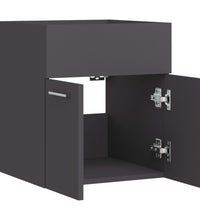 Waschbeckenunterschrank Grau 41x38,5x46 cm Holzwerkstoff
