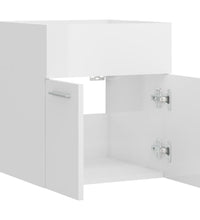 Waschbeckenunterschrank Hochglanz-Weiß 41x38,5x46cm