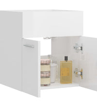 Waschbeckenunterschrank Hochglanz-Weiß 41x38,5x46cm