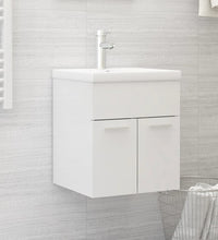 Waschbeckenunterschrank Hochglanz-Weiß 41x38,5x46cm