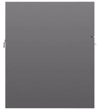 Waschbeckenunterschrank Hochglanz-Grau 41x38,5x46cm