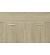 Waschbeckenunterschrank Sonoma-Eiche 80x38,5x46cm Holzwerkstoff