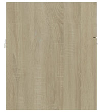 Waschbeckenunterschrank Sonoma-Eiche 80x38,5x46cm Holzwerkstoff