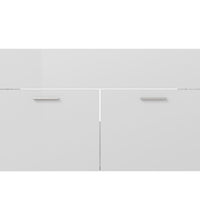 Waschbeckenunterschrank Hochglanz-Weiß 80x38,5x46cm