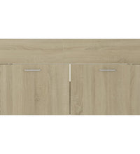 Waschbeckenunterschrank Sonoma-Eiche 90x38,5x46cm Holzwerkstoff