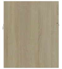 Waschbeckenunterschrank Sonoma-Eiche 90x38,5x46cm Holzwerkstoff