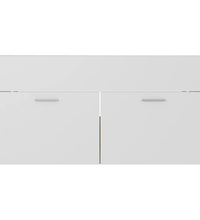 Waschbeckenunterschrank Weiß Sonoma-Eiche 90x38,5x46 cm