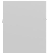 Waschbeckenunterschrank Hochglanz-Weiß 90x38,5x46cm