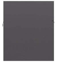 Waschbeckenunterschrank Hochglanz-Grau 90x38,5x46cm
