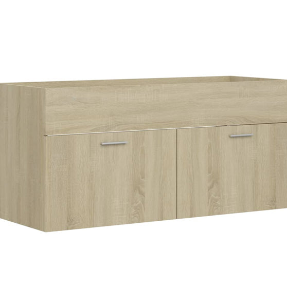 Waschbeckenunterschrank Sonoma-Eiche 100x38,5x46cm