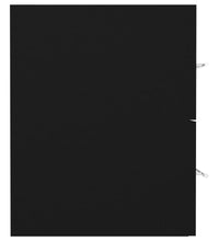 Waschbeckenunterschrank Schwarz 41x38,5x48 cm Holzwerkstoff