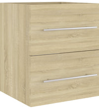 Waschbeckenunterschrank Sonoma-Eiche 41x38,5x48cm Holzwerkstoff