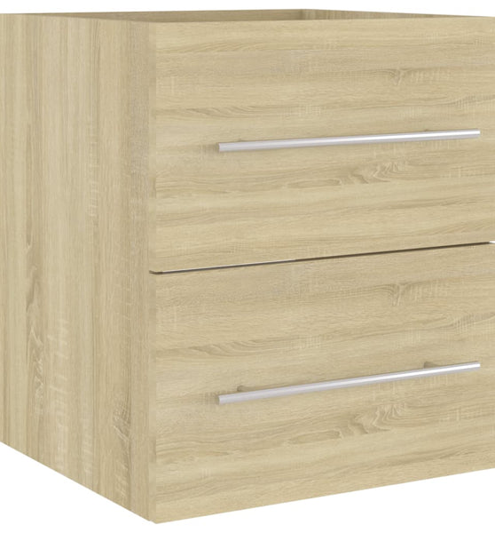 Waschbeckenunterschrank Sonoma-Eiche 41x38,5x48cm Holzwerkstoff