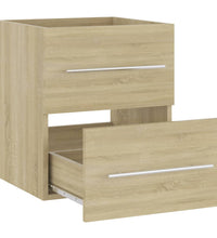 Waschbeckenunterschrank Sonoma-Eiche 41x38,5x48cm Holzwerkstoff