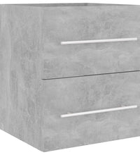 Waschbeckenunterschrank Betongrau 41x38,5x48 cm Holzwerkstoff