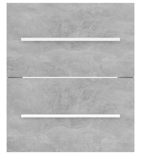 Waschbeckenunterschrank Betongrau 41x38,5x48 cm Holzwerkstoff
