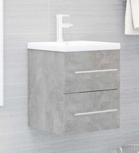 Waschbeckenunterschrank Betongrau 41x38,5x48 cm Holzwerkstoff