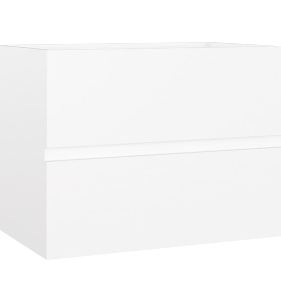 Waschbeckenunterschrank Weiß 60x38,5x45 cm Holzwerkstoff