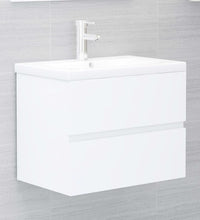 Waschbeckenunterschrank Weiß 60x38,5x45 cm Holzwerkstoff
