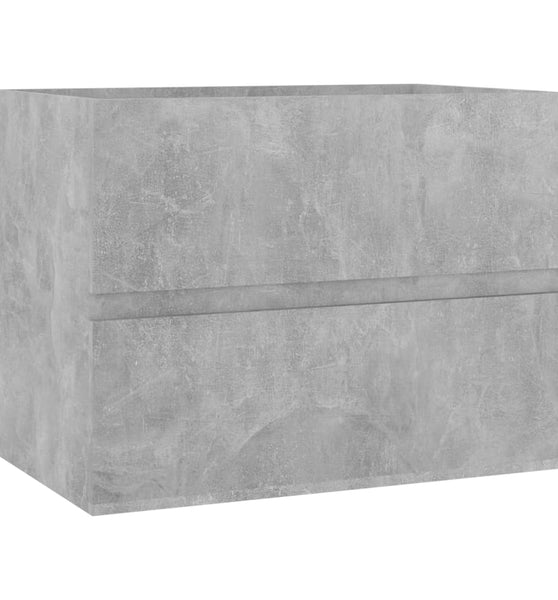 Waschbeckenunterschrank Betongrau 60x38,5x45 cm Holzwerkstoff