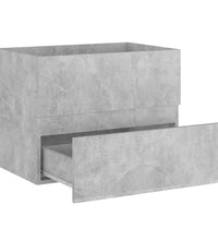 Waschbeckenunterschrank Betongrau 60x38,5x45 cm Holzwerkstoff