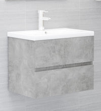 Waschbeckenunterschrank Betongrau 60x38,5x45 cm Holzwerkstoff