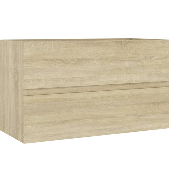 Waschbeckenunterschrank Sonoma-Eiche 80x38,5x45cm Holzwerkstoff