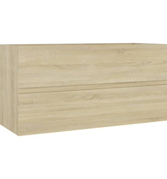 Waschbeckenunterschrank Sonoma-Eiche 90x38,5x45cm Holzwerkstoff