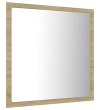 LED-Badspiegel Sonoma-Eiche 40x8,5x37 cm Acryl