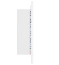 LED-Bad-Spiegelschrank Weiß 40x12x45 cm Acryl
