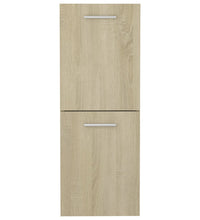 Badezimmerschrank Sonoma-Eiche 30x30x80 cm Holzwerkstoff