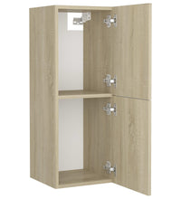 Badezimmerschrank Sonoma-Eiche 30x30x80 cm Holzwerkstoff