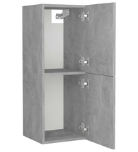 Badezimmerschrank Betongrau 30x30x80 cm Holzwerkstoff
