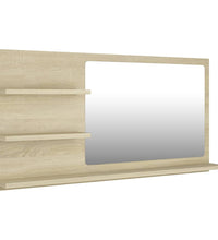 Badspiegel Sonoma-Eiche 90x10,5x45 cm Holzwerkstoff