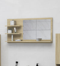 Badspiegel Sonoma-Eiche 90x10,5x45 cm Holzwerkstoff
