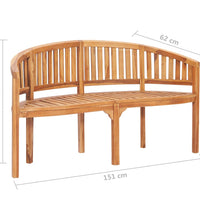 3-tlg. Garten-Lounge-Set Massivholz Teak