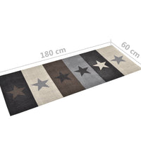 Küchenbodenmatte Waschbar Stern 60x180 cm