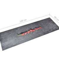 Küchenbodenmatte Waschbar Pfeffer 60x180 cm