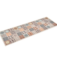 Küchenteppich Waschbar Mosaik Mehrfarbig 45x150 cm