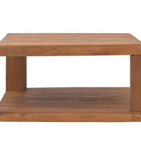 Couchtisch 65x65x33 cm Teak Massivholz