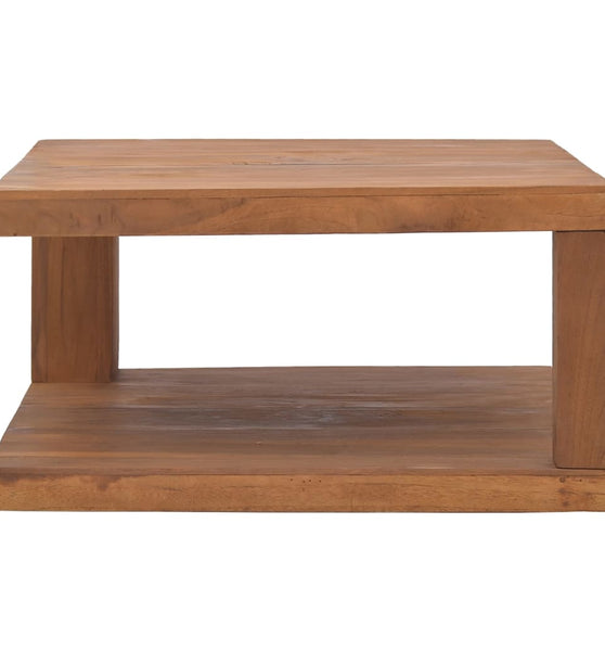 Couchtisch 65x65x33 cm Teak Massivholz