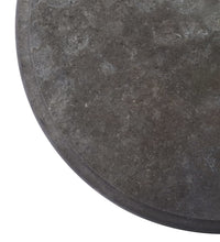 Tischplatte Schwarz Ø40x2,5 cm Marmor