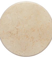 Tischplatte Creme Ø50x2,5 cm Marmor