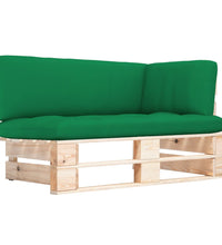 Outdoor-Ecksofa Paletten Kiefernholz Imprägniert
