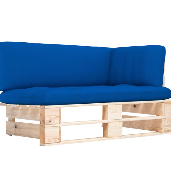 Outdoor-Ecksofa Paletten Kiefernholz Imprägniert