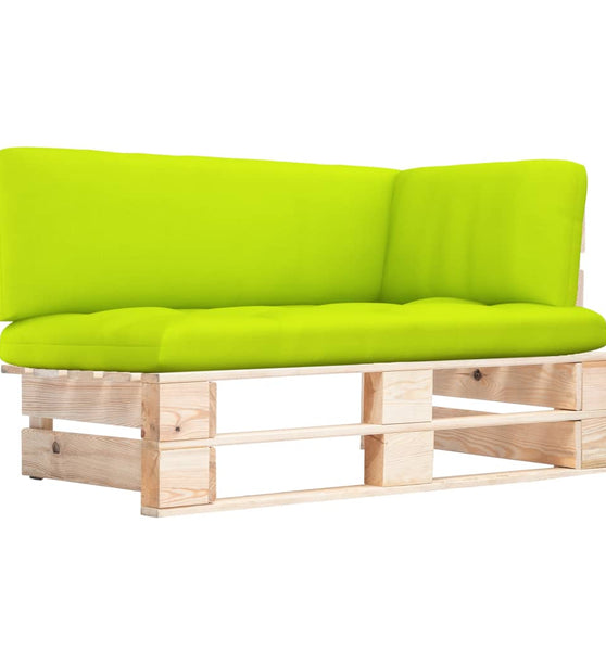 Outdoor-Ecksofa Paletten Kiefernholz Imprägniert